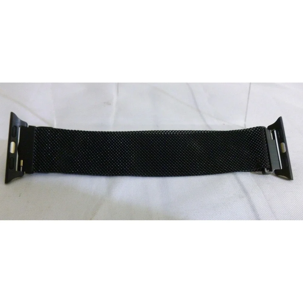 Milanese Loop Mesh Band Strap for Apple Watch 38mm ~ Black ~ New